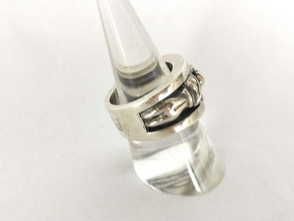 FROID TIEDEUR Wide Ring, Size 17, Sterling Silver, Men's