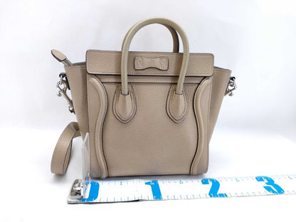 CELINE Luggage Nano Handbag