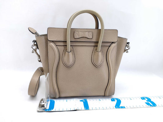 CELINE Luggage Nano Handbag