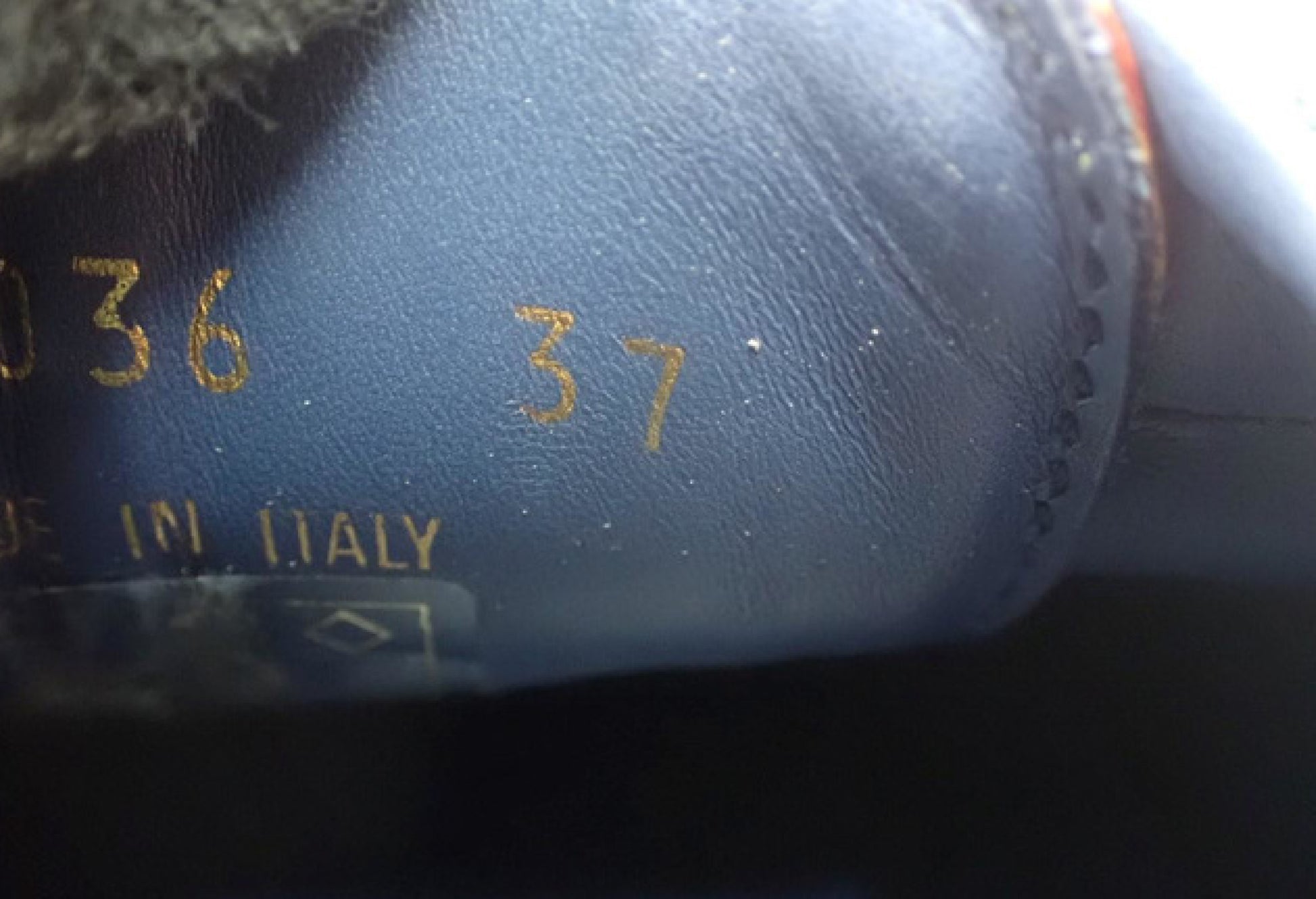 LOUIS VUITTON Denim Monogram Sneakers 37cm with Box