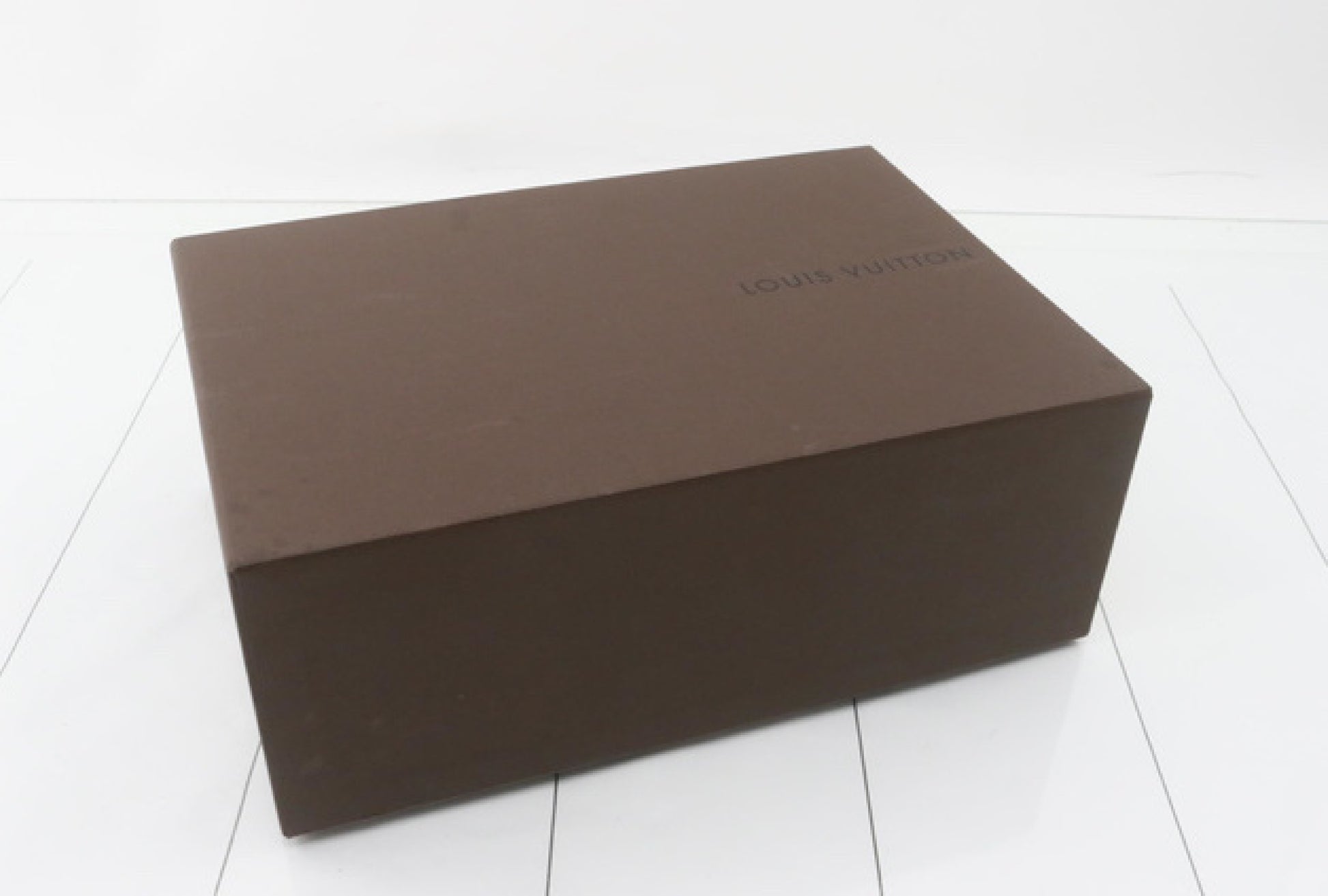 LOUIS VUITTON Denim Monogram Sneakers 37cm with Box