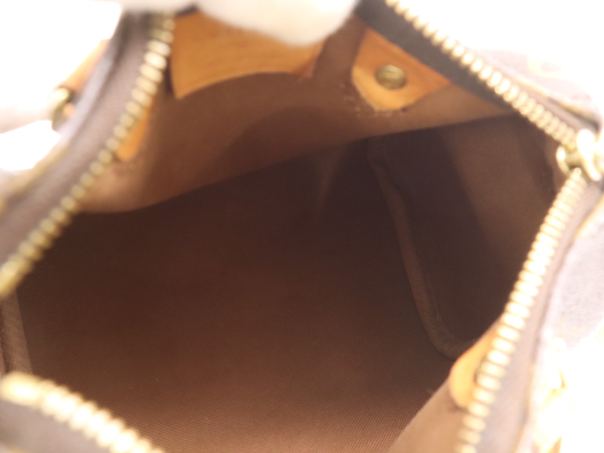 LOUIS VUITTON M81085 Monogram Nano Speedy Shoulder Bag
