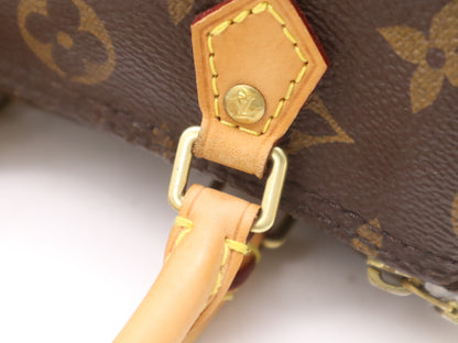 LOUIS VUITTON M81085 Monogram Nano Speedy Shoulder Bag