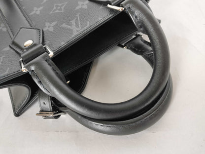 LOUIS VUITTON Monogram Eclipse Sac Plat MINI Shoulder Bag M46453