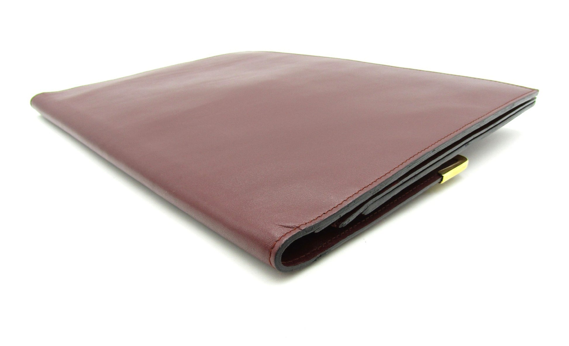 Cartier Must Line Clutch Leather/Bordeaux G Hardware Clutch Bag
