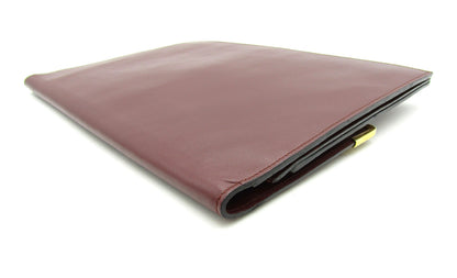 Cartier Must Line Clutch Leather/Bordeaux G Hardware Clutch Bag