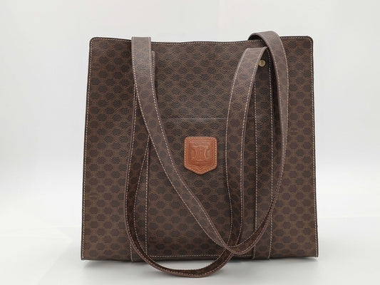 CELINE Macadam Vertical Tote Bag