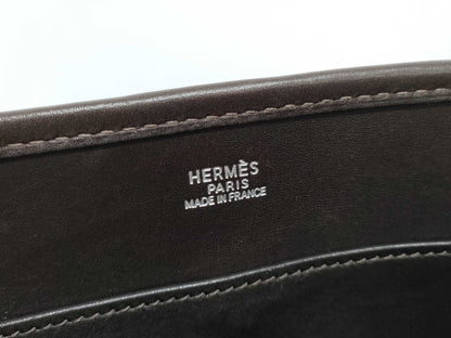 HERMES Evelyn 1PM Shoulder Bag, D Stamp, Toile