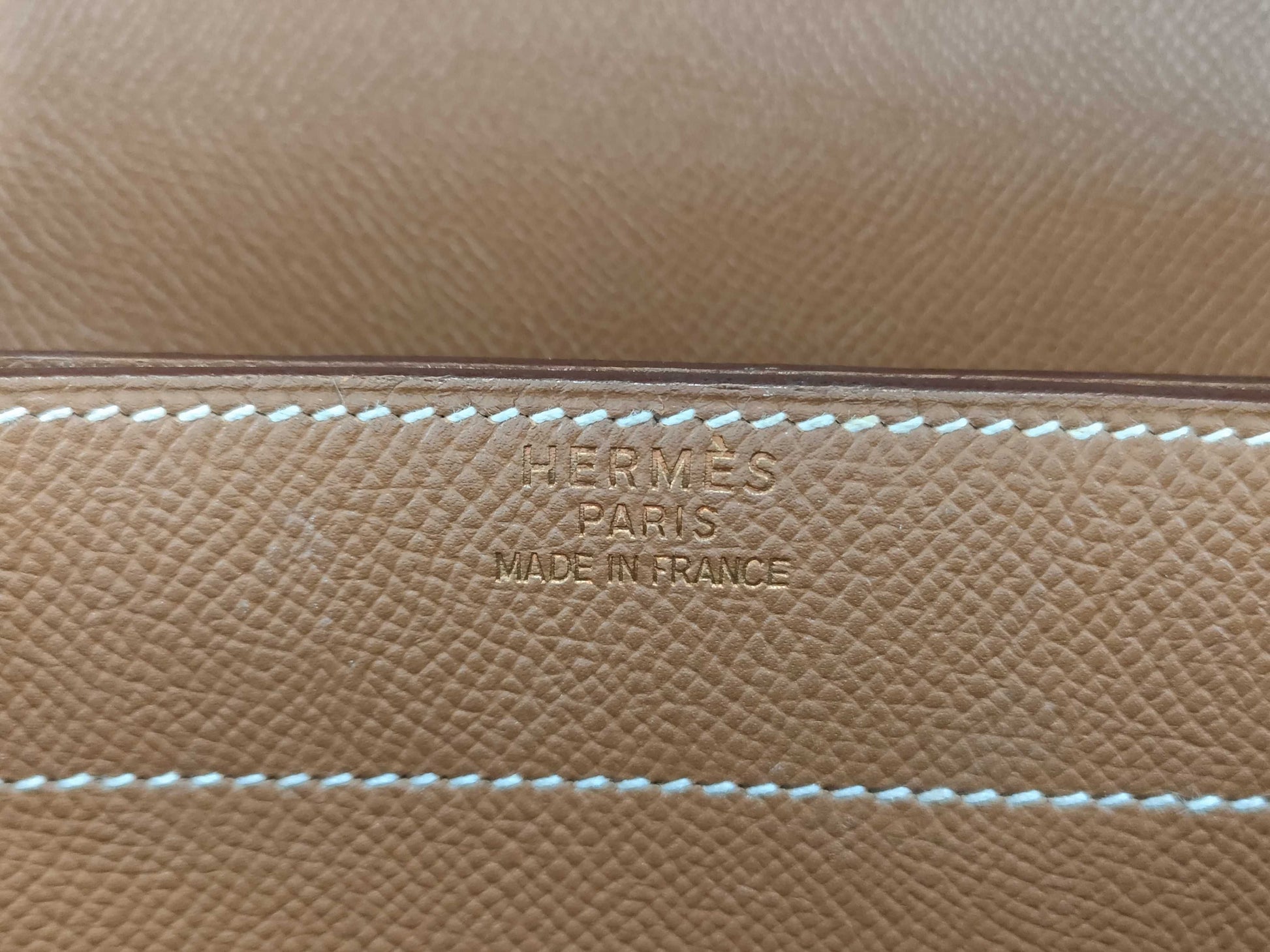 HERMES Kelly Depeche 38 Handbag Engraved □B Business Bag