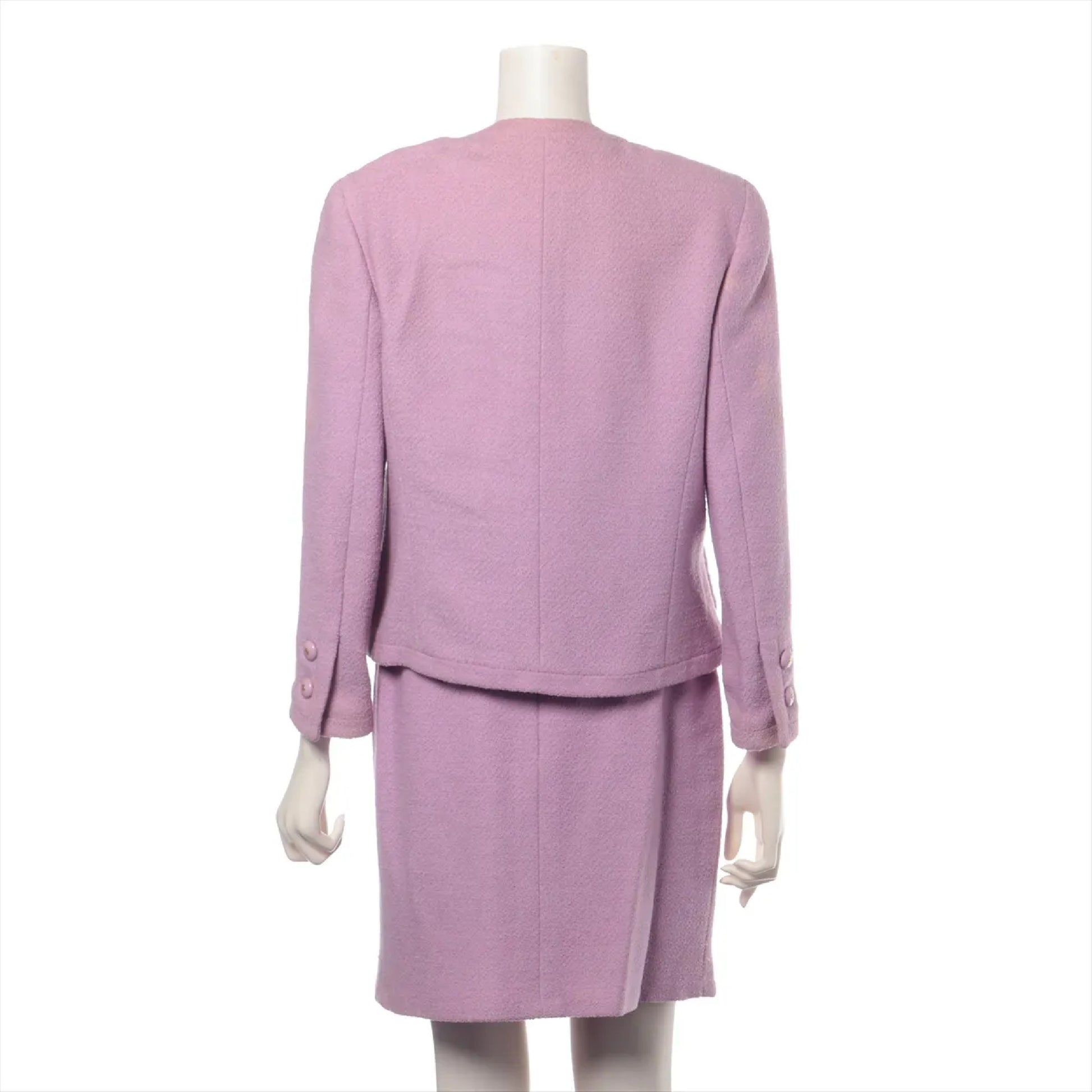 CHANEL Coco Button Wool Set, Size 38, Other Apparel
