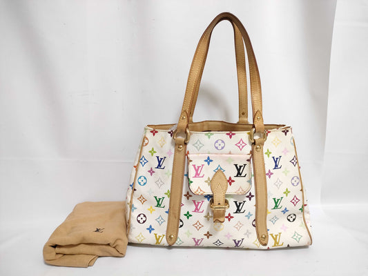 LOUIS VUITTON Monogram Multicolore Aurelia MM Tote Bag