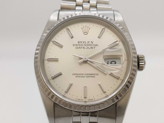 ROLEX 16234 L272483 Silver Dial Unoperated Boys' Watch