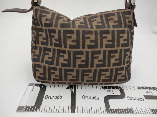 FENDI Zucca Mamma Bucket Handbag