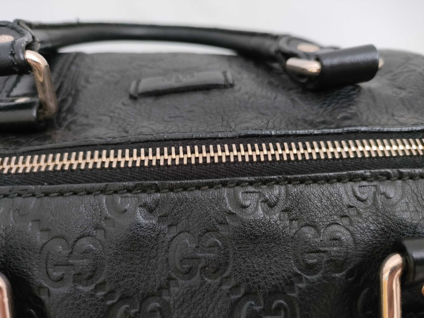 GUCCI Gucci Shima Boston Black Boston Bag