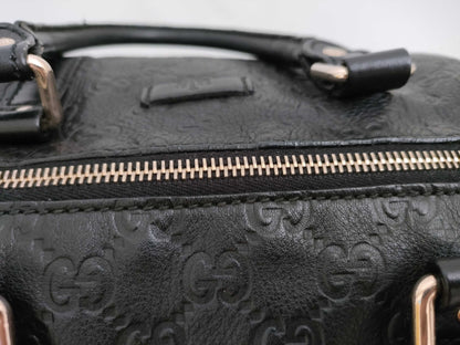 GUCCI Gucci Shima Boston Black Boston Bag