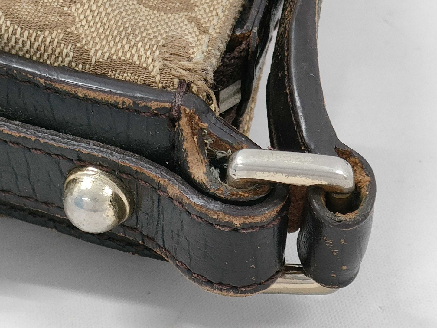 GUCCI HORSEBIT BAG 141506 CANVASITALY Shoulder Bag