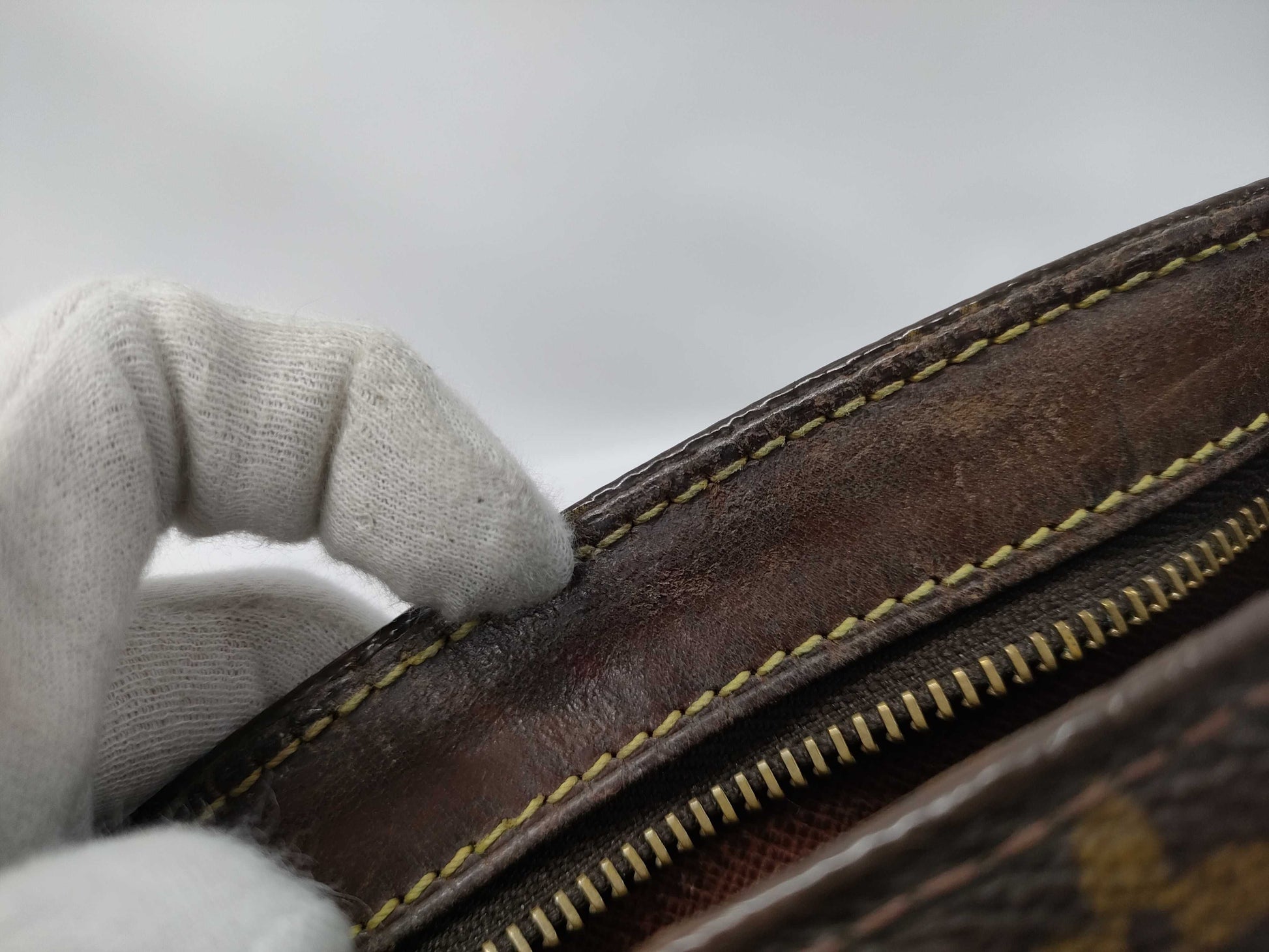 LOUIS VUITTON BAG MONOGRAM DROUOTlEATHERFRANCE Shoulder Bag