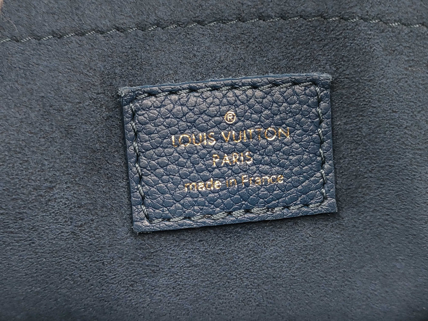 LOUIS VUITTON Speedy Bandouliere 20 2-way Shoulder Bag, Blue, Gold Hardware, Monogram Empreinte, M46517, RFID Handbag
