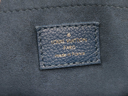 LOUIS VUITTON Speedy Bandouliere 20 2-way Shoulder Bag, Blue, Gold Hardware, Monogram Empreinte, M46517, RFID Handbag