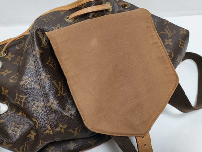 LOUIS VUITTON Monogram Montsouris GM M51135 Backpack
