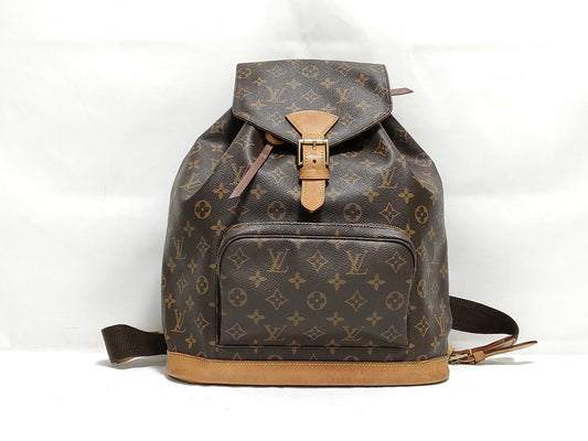 LOUIS VUITTON Monogram Montsouris GM M51135 Backpack