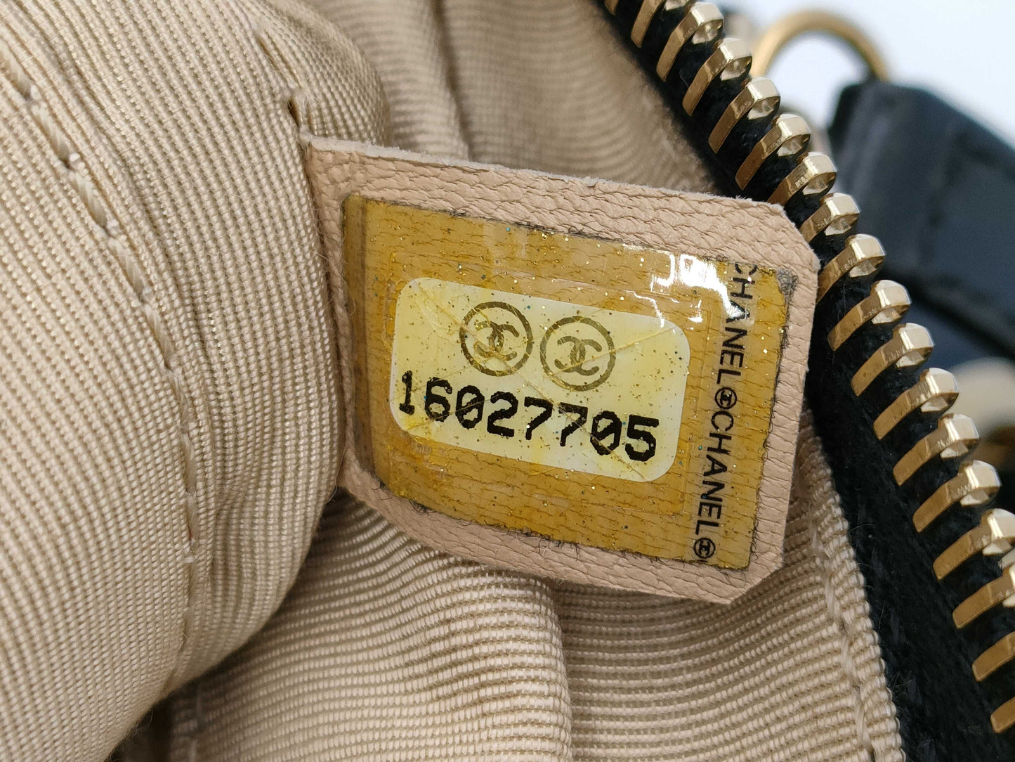 CHANEL Shoulder Bag Chain Shoulder Black Coco Mark Turn Lock Lambskin Matelasse
