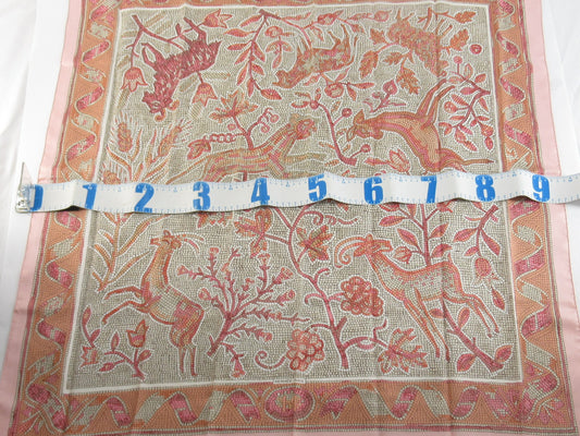 HERMES Large Carré Scarf Pavement Mosaic 1970 Other Accessories