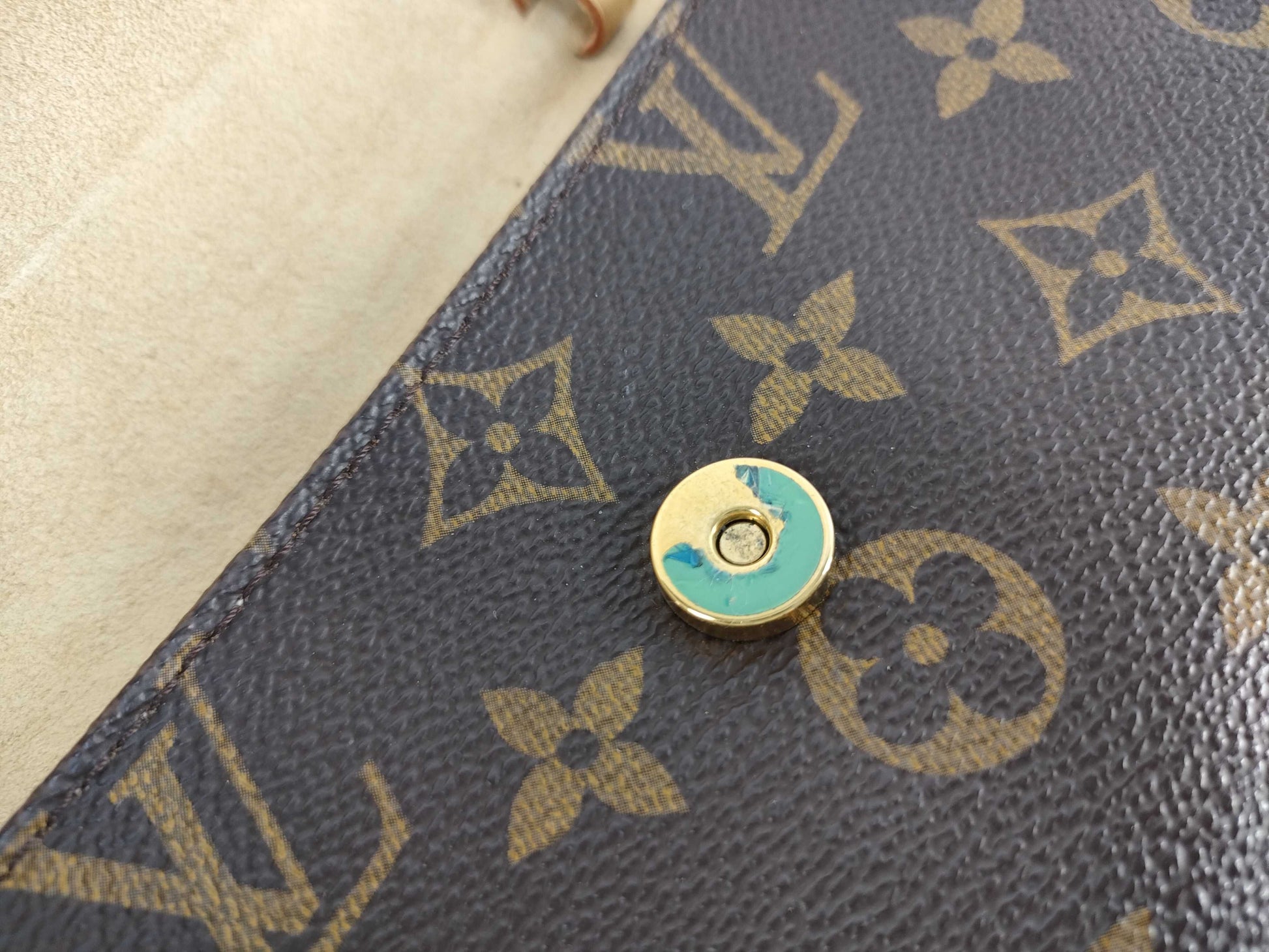 LOUIS VUITTON Monogram M51852 Pochette Twin PM Shoulder Bag