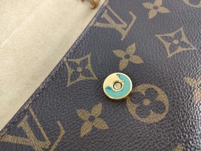 LOUIS VUITTON Monogram M51852 Pochette Twin PM Shoulder Bag