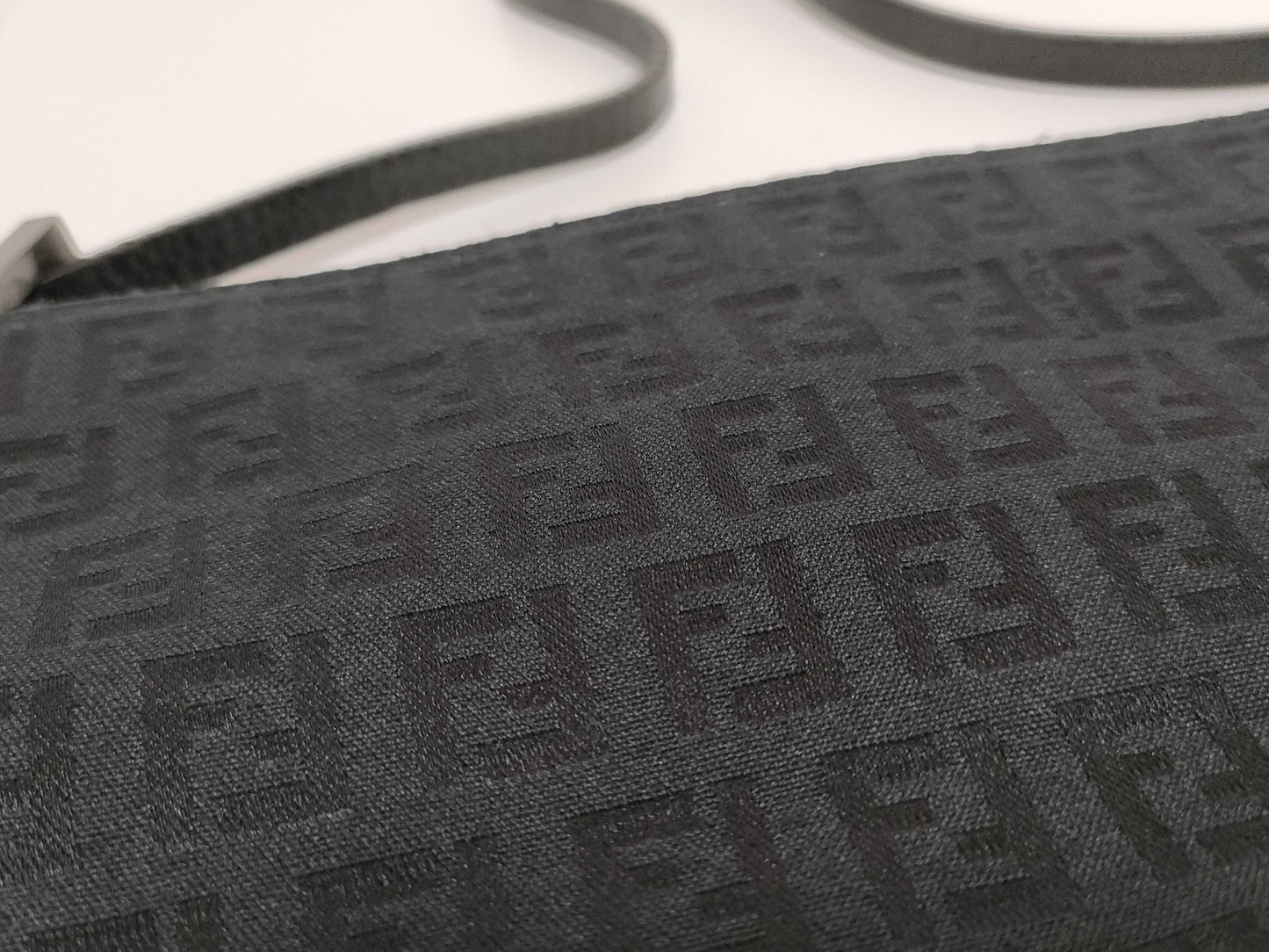 FENDI Zucchino FF hardware accessory pouch handbag