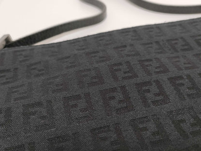 FENDI Zucchino FF hardware accessory pouch handbag