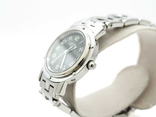 HERMES Clipper CL4.210 1588467 Gray Dial Quartz Women's Watch