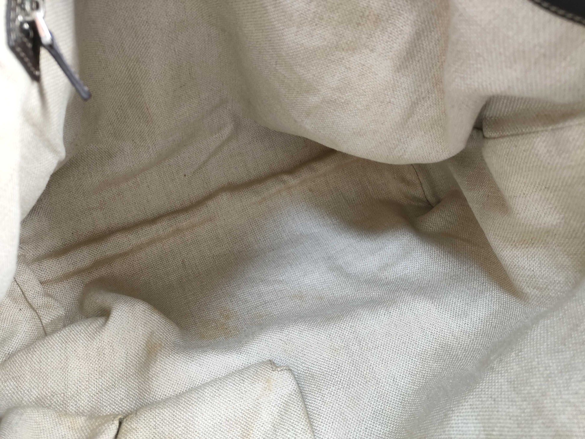 GUCCI Horsebit Canvas Tote Bag