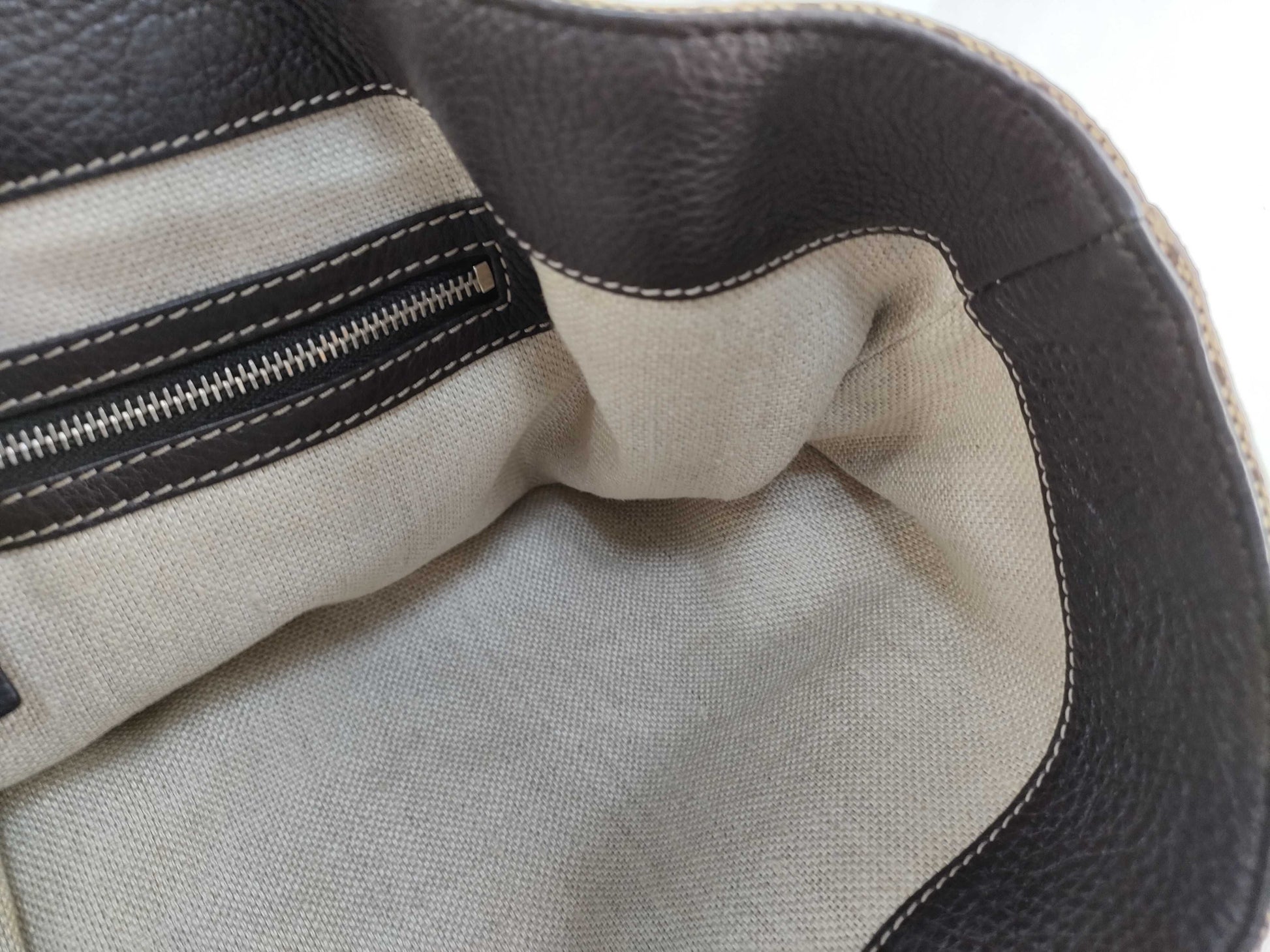 GUCCI Horsebit Canvas Tote Bag