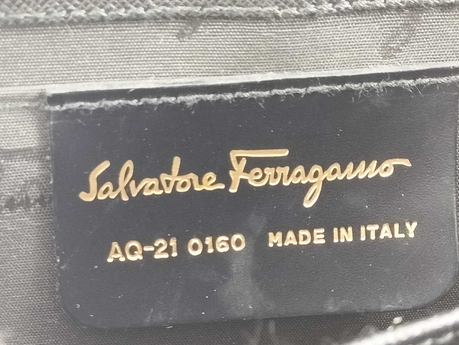 Salvatore Ferragamo 2-Way Gancini Saffiano Leather Handbag