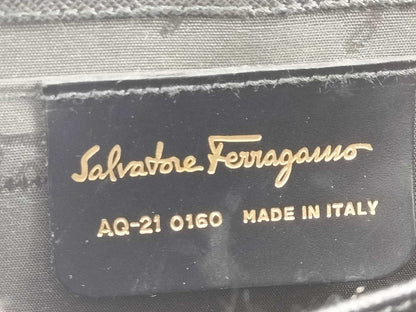 Salvatore Ferragamo 2-Way Gancini Saffiano Leather Handbag