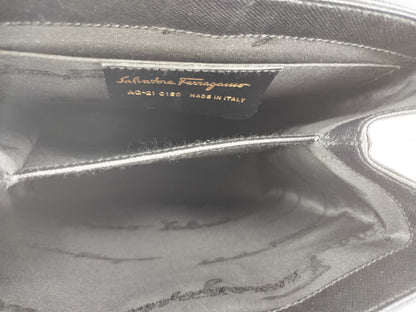 Salvatore Ferragamo 2-Way Gancini Saffiano Leather Handbag