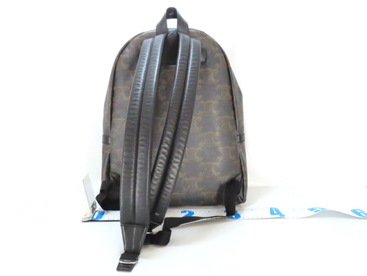 CELINE Medium Backpack / Triomphe Canvas XL Black Rucksack 188382EOI.38SI