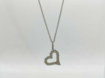 Tiffany & Co. Sentimental Heart PT950 3.6g Necklace 