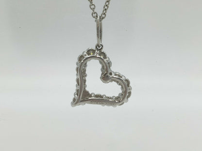 Tiffany & Co. Sentimental Heart PT950 3.6g Necklace 