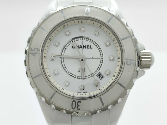 CHANEL J12 H1628 RFN50997 White Dial Quartz Boys' Watch