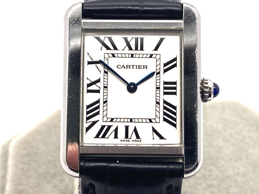 Cartier Tank Solo SM W1018255 2716 849546LX Quartz Men's Watch