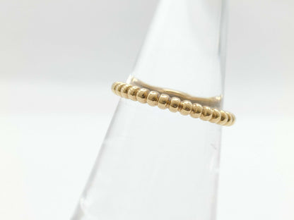 Van Cleef & Arpels Perlée #49 YG Au750 2.0g Ring 