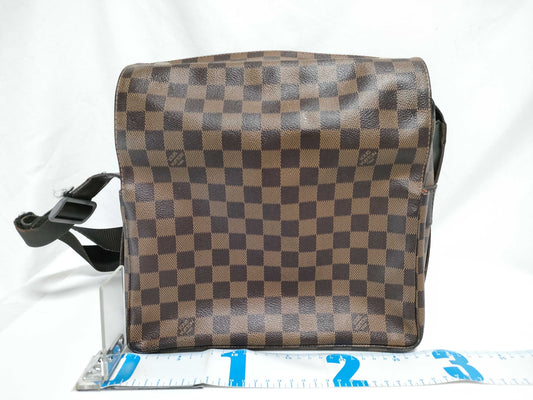LOUIS VUITTON LV Damier Naviglio N45255 Shoulder Bag with Unclear Serial Number