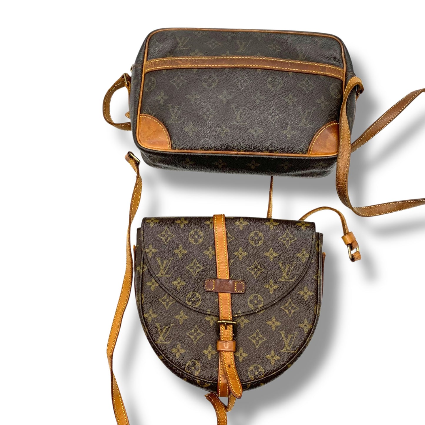 LOUIS VUITTON Chantilly Trocadero Shoulder Bag Set of 2