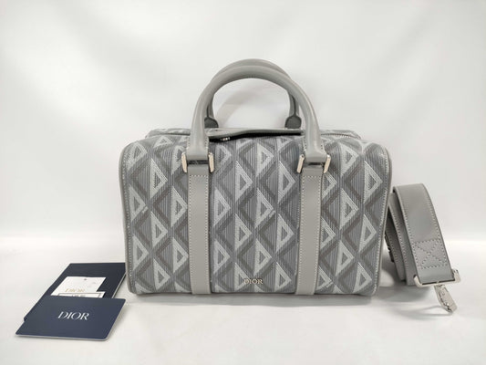 Dior Christian Dior Rango 22 CD Diamond Saddle 2-way Mini Boston Bag Shoulder Bag Handbag