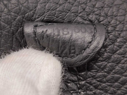 HERMES Evelyn TPM Shoulder Bag, Black, Silver Hardware, Taurillon Clemence Leather, K Stamp, Instructions, Receipt