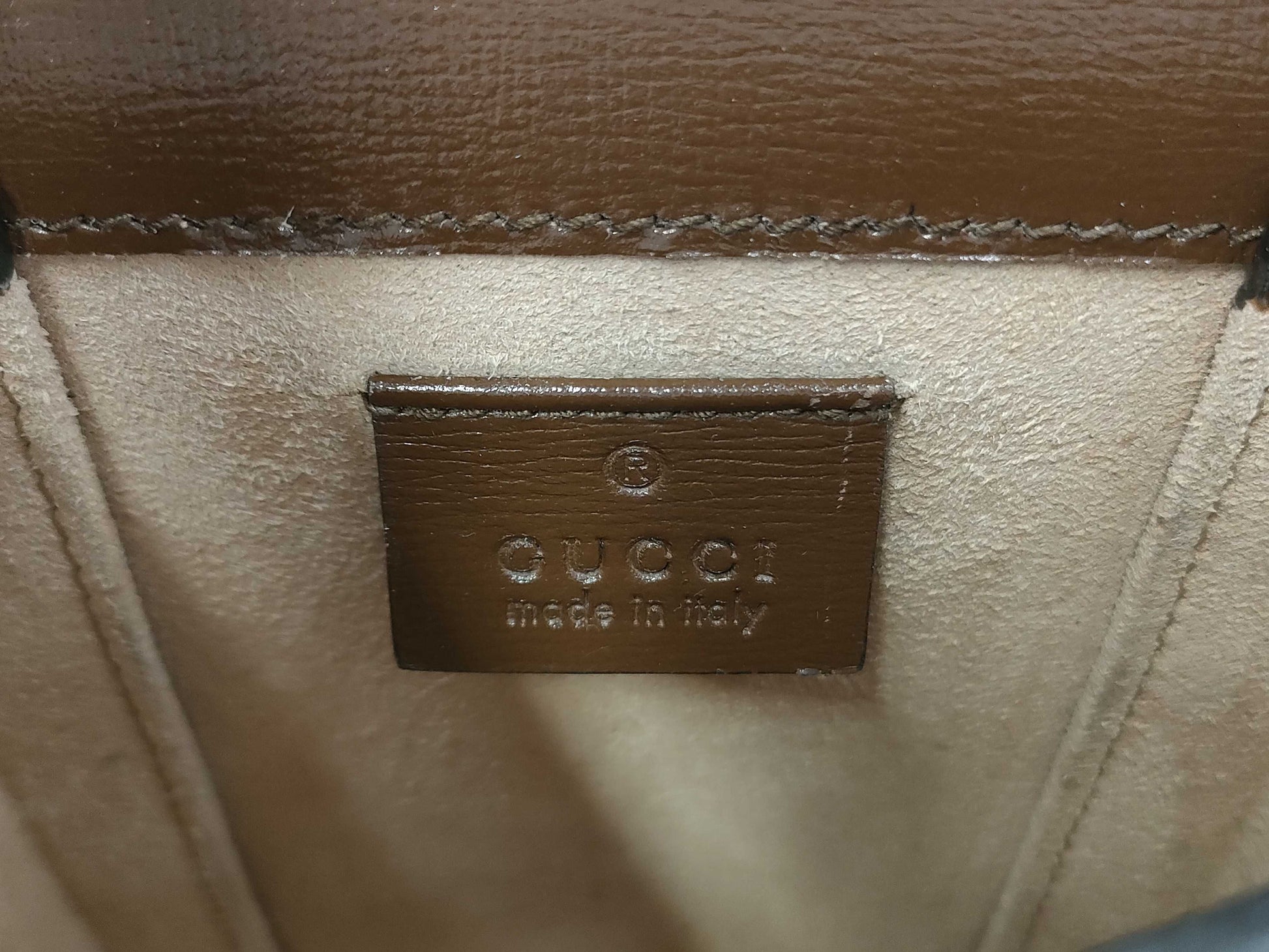 GUCCI GG Supreme Horsebit Shoulder Bag, Brown, 625615