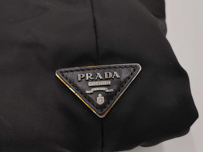 PRADA Prada Reversible Tote Nylon Black x Camouflage Tote Bag