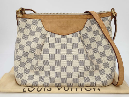 LOUIS VUITTON Damier Siracusa PM SP0193 Shoulder Bag